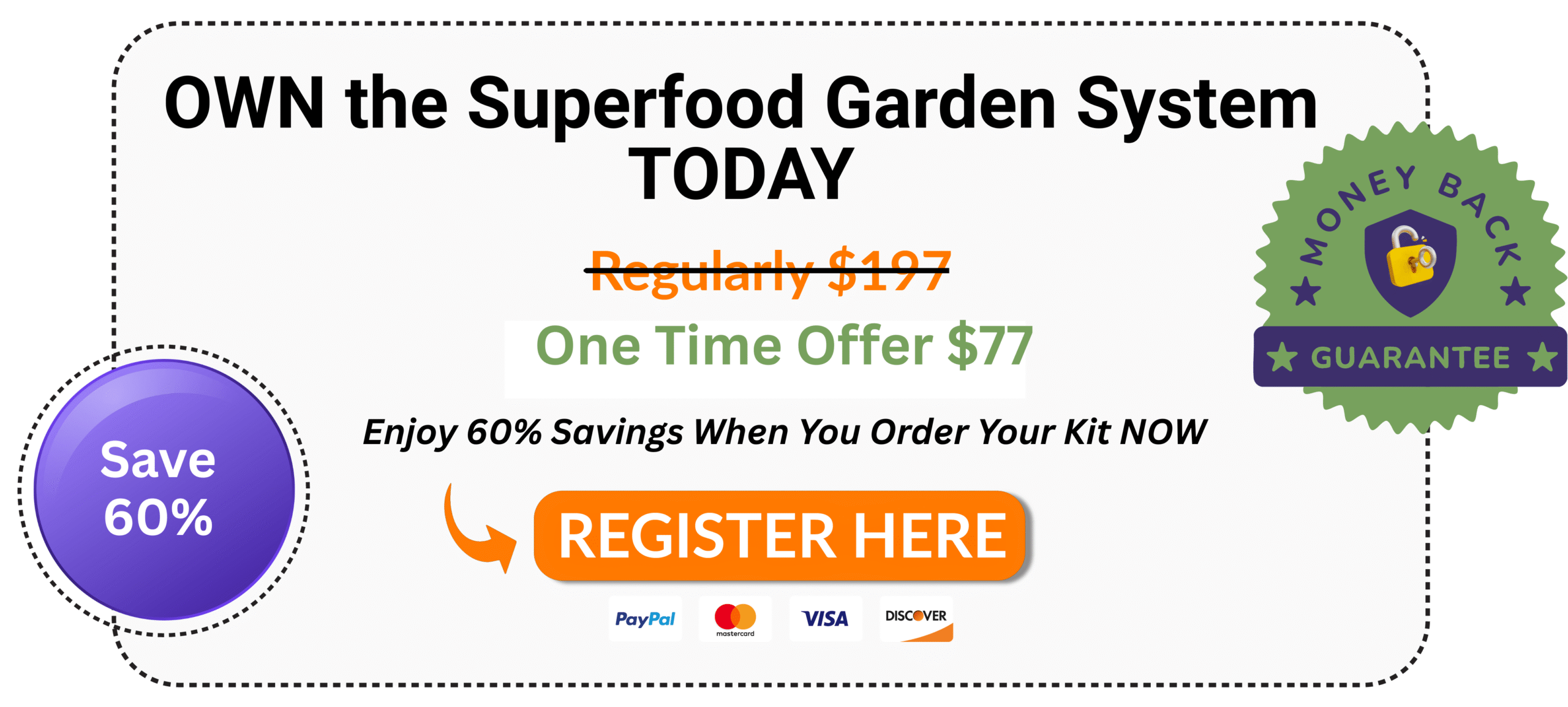 Superfood Garden System $77